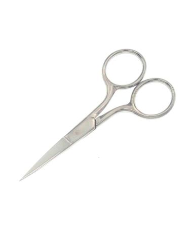 Premium Stainless Steel Eyebrow Scissors - Precision Cutting for Beard Hair Ear Moustache & Nose Grooming - Buy Online on GoSupps.com