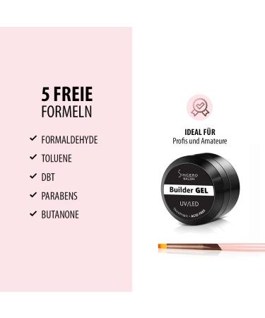 Sincero Salon Assembly Gel - Clear UV Nail Extension & Art Gel (50ml) | Best Acrylic & Color Gel for Nail Modeling - Buy Online on GoSupps.com