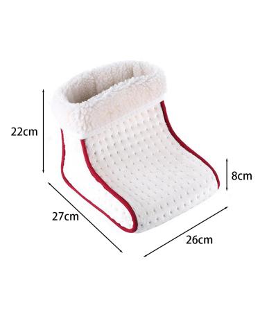 Namvo White Electrical Foot Warmers - Soft & Breathable Cold Foot Heat Therapy for Home & Office Use - Buy Online on GoSupps.com