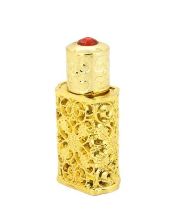 DFJOENVLDKHFE Glass Perfume Bottle Jewelry Enamel Fancy Crystal Perfume Bottle Refillable Empty Perfume Bottle (Size : Golden 3ml Color : 3) Golden 3ml 3