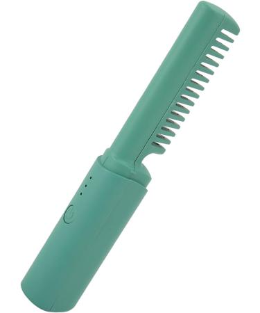 Fast Heating Straightener Brush | Portable Hair Straightener for Salon Quality Styling | Green - Buy Online on GoSupps.com