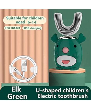 Children's electric toothbrush Smart 360 Degree U-shaped Children's Electric Toothbrush Oral Care Intelligent Cleaning Tool For Kids Sailsbury - Buy Online on GoSupps.com