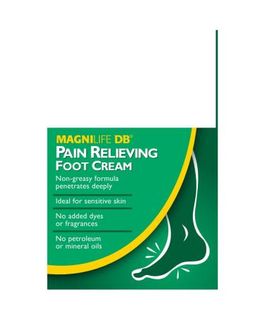 MagniLife DB Pain Relieving Foot Cream - Calming Relief for Burning, Tingling, Shooting & Stabbing Foot Pain - 4oz - Buy Online on GoSupps.com
