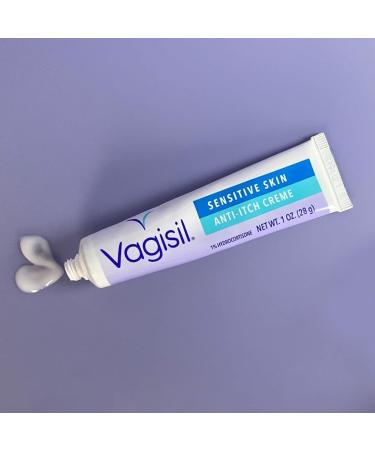 Vagisil Maximum Strength Feminine Anti-Itch Cream - Hydrocortisone Soothes Yeast Infection Irritation Gynecologist Tested Sensitive Skin - 1oz (Pack of 2 - Buy Online on GoSupps.com