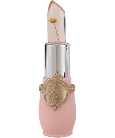 Beauty Flower Crystal Jelly Lipstick Temperature Change Color Lip Balm Lemon yellow - Buy Online on GoSupps.com