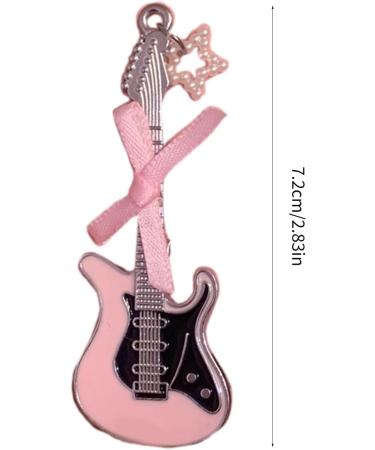 Muloo Sweet Cool Guitar Star Charm Hair Clips for Women Cute Harajuku Pentagrams Bowknot Hairpin Barrettes Hair Accessories - Buy Online on GoSupps.com