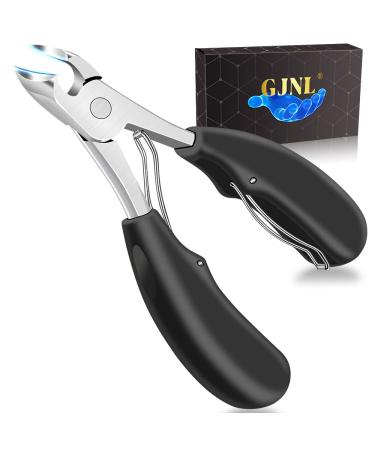 Toenail Clippers for Seniors Thick Toenails - Large Wide Jaw Opening Heavy Duty Nail Clippers Gifts for Men, Ultra Sharp Blade Professional Adult Toe Nail Cutter with Easy-to-Grip Soft Handle