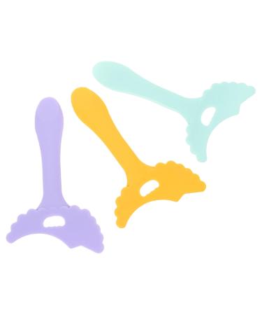 ABOOFAN 3 pcs for Women Silicone Girl Tool Stencils Aid Multi-functional Eyeshadow Eyeliner Makeup Reusable