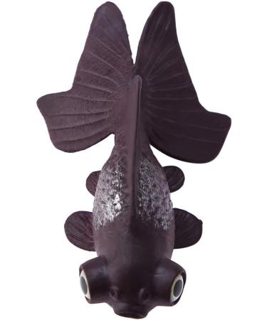 Shop Brown Goldfish - Realistic Floating Plastic Fish for Aquariums | Movable Ornament Decorations - Buy Online on GoSupps.com