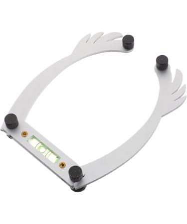 FOMIYES 4pcs white white outfit brow shaping kit positioning ruler aluminum alloy eyebrow line - Buy Online on GoSupps.com