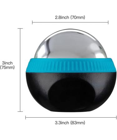 Mini Cold Massage Roller Ball - Stainless Steel Pain Relief Tool for Easy Relaxation | International Shipping Available - Buy Online on GoSupps.com