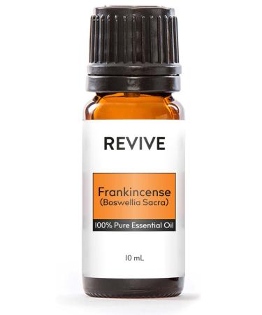 Frankincense Boswellia Sacra 10mL Essential Oil by Revive Essential Oils - 100% Pure Therapeutic Grade for Diffuser Humidifier Massage Aromatherapy Skin & Hair Care Frankincense Boswellia Sacra 0.34 Fl Oz (Pack of 1)