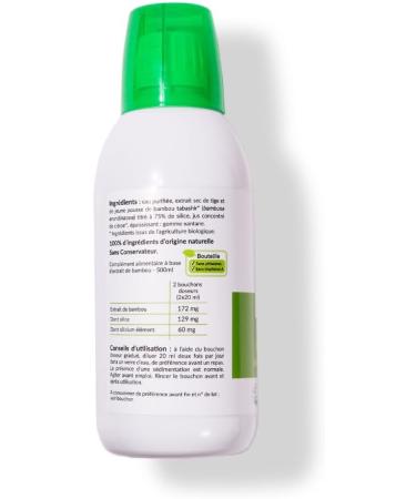 Organic Silicon - 500 ml - Vegan Organic - Aquasilice - Made in France - Buy Online on GoSupps.com