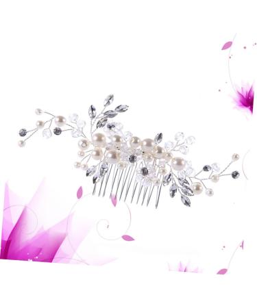 Beaupretty Wedding Hair Comb Tiara Bridal Comb Bridal Hair Accessories Wedding Hair Accessories Bridal Headdress Banquet Hair Comb Crystal Hair Pieces - Buy Online on GoSupps.com