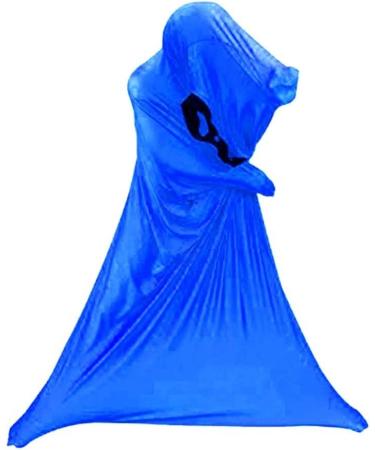BOSSGE Sensory Body Sock For Kids Stretchy Breathable Sensory Training Sack Deeply Stimulating Sensory Socks For Adults And Children With Autism And Sensory Process Disorders (Color : Blue Size : L L/Large-71*142cm Blue