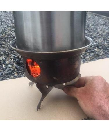 Kelly Kettle Pot-Base Support (NEW VERSION) - Stainless Steel Cookware Accessory for Fast Cooking | Prevents Lawn Damage from Heat - Buy Online on GoSupps.com