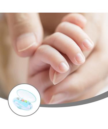Electric Baby Nail Trimmer - 6 in 1 Baby Nail File Clipper with LED Light, Safe Nail Care for Newborns to Adults (Blue) - Buy Online on GoSupps.com