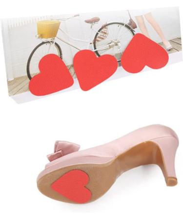 Didiseaon Non-Slip Shoe Grips for High Heels - 4 Pairs Adhesive Sole Pads Red Size 1 - Anti-Skid Shoe Clips for Enhanced Traction - Buy Online on GoSupps.com