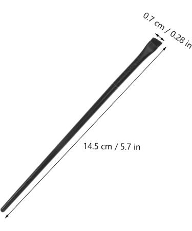 WOONEKY 12pcs Eyeliner Brush Eye Shadow Brush Ultra Fine Eyeliner Brush Angled Precision Eyeliner Brush 14.5x0.7x0.5cm Black - Buy Online on GoSupps.com