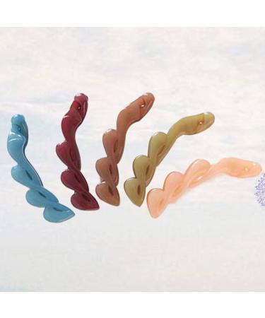 Buy Ifundom Banana Clips - 5 Pack Hair Clamps for Thick Hair | Well-Holding Ponytail Holders in 5 Colors for Girls & Women - International Shipping - Buy Online on GoSupps.com