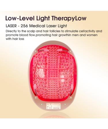 LED Hair Growth Laser Cap Red Light Therapy Hair Loss Treatment for Women Men - Hair Growth System for Thinning Hair (256 Laser) - Buy Online on GoSupps.com
