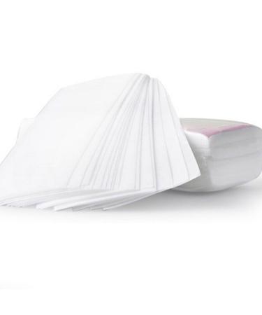 Hair Removal Wax Paper 100 Pack White Non-Woven Body and Face Wax Strips for Men Women (1)