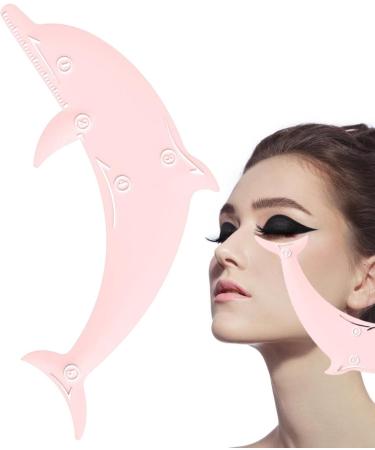 Eyeliner Stencils Mascara Guard for Eyelashes Silicone Multi-purpose Eye Makeup Tool for Beginner Eyeliner Eyeshadow Applicator Aid Tool Quick Stencil Aid Eyeliner Molds Eyeliner Stencil Pads Pink - Buy Online on GoSupps.com