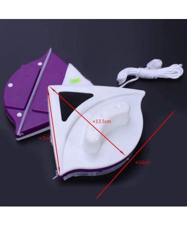 Strong Magnetic Double-Sided Glass Cleaner Double-Sided Glass Wiper Tool Ergonomic Handle Design for Window Glass Height of 18-30mm - Buy Online on GoSupps.com