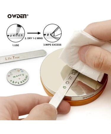 OWDEN 6-Piece Metal Stamp Enamel Marker Set for DIY Jewelry, Engraving, Steel Stamps - 6 Vibrant Colors - Buy Online on GoSupps.com