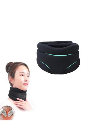 BARASH Cervicorrect Neck Brace Cervicorrect for Snoring Neck Brace for Sleeping Soft Foam Neck Brace for Neck Pain and Support for Women Men (Color : Black) 545454521