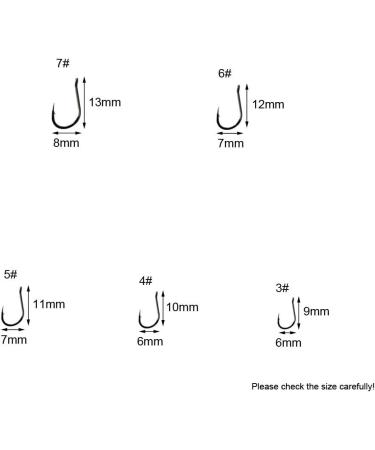 300pcs Small Black High Carbon Fishing Hooks Set | 6 Sizes | Plastic Box Included - Buy Online on GoSupps.com