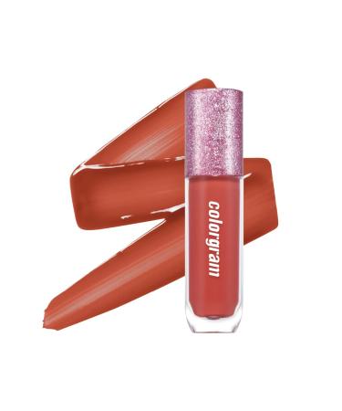 COLORGRAM Thunderbolt Tint Lacquer - 04 Daily Tok | with Argan Oil  High Pigment  Vivid Color  Long Lasting Moisturizing Lip Stain  Hydrating  Easily Buildable and Blendable  True K Beauty Makeup  (0.2 fl.oz)