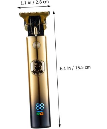 Mikinona Hair Cutting Trimmer 1 Set Hair Clipper Cordless Hair Trimmer Hair Cutting Tool Trimmer Electric Barber Hair Grooming Clipper Nose Hair Scissors Digital Display Man Titanium Alloy - Buy Online on GoSupps.com