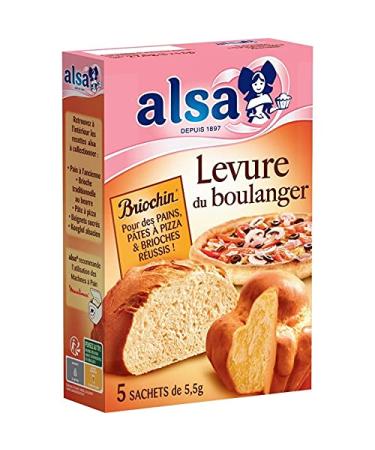 ALSA - Briochin Baker's Yeast 5 Sachets - Pack of 4