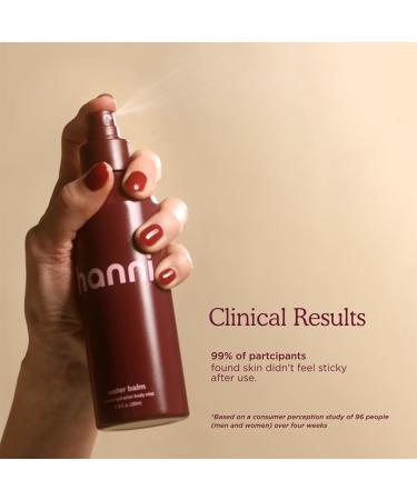 HANNI Water Balm Hydrating Body Mist, Moisturizer Spray with Hyaluronic Acid for All Skin Types, Lotion Replacement, 200 mL / 6.76 fl oz - Buy Online on GoSupps.com