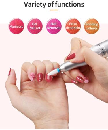 Global Fashion Cordless Rechargeable Electric Nail Drill | Portable Nail Drill with 30000 RPM Motor for Acrylic Gel and Polygel Nails | (PND530 | Black) - Buy Online on GoSupps.com