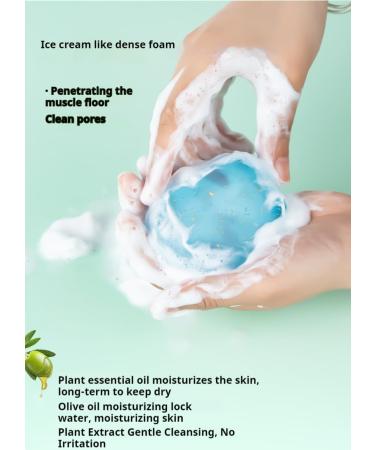 Handmade Essential Oil Soap - Plant-Based Cold Process Natural Bar Soap with Premium Oils for All Skin Types - 100G (Bluebell + Rose - Buy Online on GoSupps.com