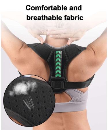 Posture Corrector for Men & Women | Adjustable Upper Back Brace for Neck Back & Shoulder Pain Relief - Buy Online on GoSupps.com