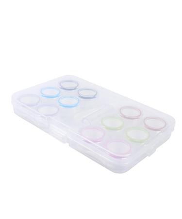 Gleavi 1 set contact lens container lens pockets LENS CASE rear -back drops container for contact lenses Storage container for lens lens containers glasses container travel