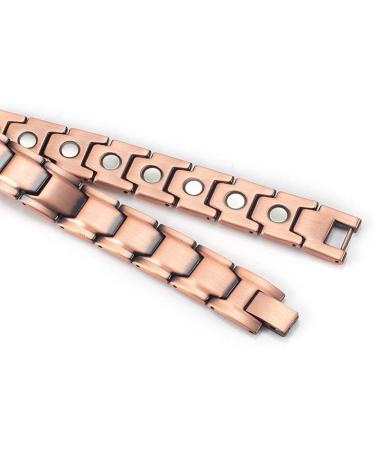 YINOX Men's Health Copper Magnetic Anklet for Arthritis - 26cm/12mm | Pain Relief & Wellness - Buy Online on GoSupps.com