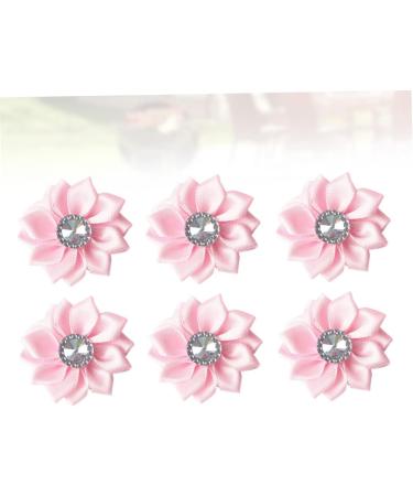 Alipis 3pcs 1 20pcs Head Band Rhinestones Flower Applique Ornament Cloth Bloom Ribbon Flower Bow Tie Set Pinkx3pcs Size 1x3pcs - Buy Online on GoSupps.com
