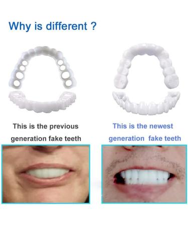 Instant Teeth Cosmetic Veneers | Snap-On Dentures for a Perfect Smile - Buy Online on GoSupps.com