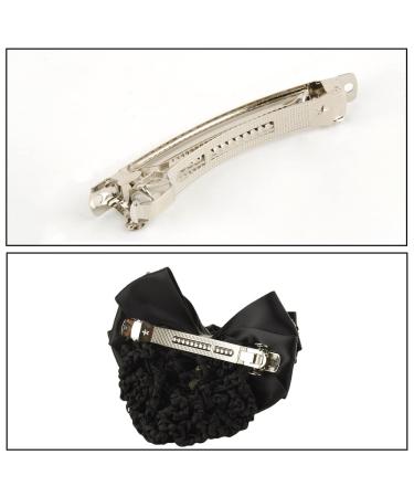 Professional Hair Knot Covers | Elastic French Hair Clips for Stewardess & Hospitality | 2-Piece Set - Buy Online on GoSupps.com