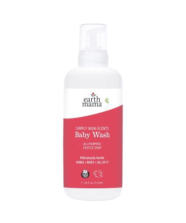Earth Mama Simply Non-Scents Foaming Hand Soap Refill - 34 Fl Oz All-Purpose Castile Body Wash - Buy Online on GoSupps.com