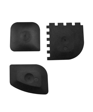 Household Cleaning Tools Non-Stick Pan Safe Scraper Set Stain Removal Cleaner 3Pcs Cookware Clean Scraper Home Essential Household Cleaning Supplies Dishwasher Safe Scraper Plastic Kitchen Tool Set