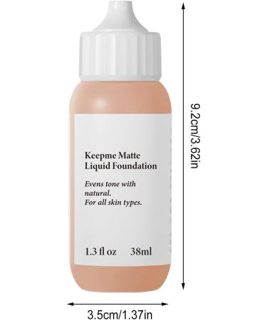 Full Coverage | Smoothly & Creamy Full Coverage Foundation | Concealer Makeup Base Oil Control Waterproof 37ml for a Natural Finish Jingan - Buy Online on GoSupps.com