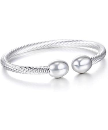 Magnetic Bracelet for Women & Men - Health Benefits Arthritis Pain Relief & Therapy - Silver - Buy Online on GoSupps.com