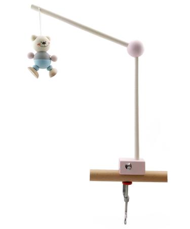 Hess wooden toy 10253 - Mobile holder made of wood natural pink