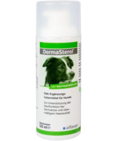 Alfavet DermaSterol - Dietary Supplement for Dogs & Cats | 125 ml | Treat Dermatosis & Hair Loss - Buy Online on GoSupps.com