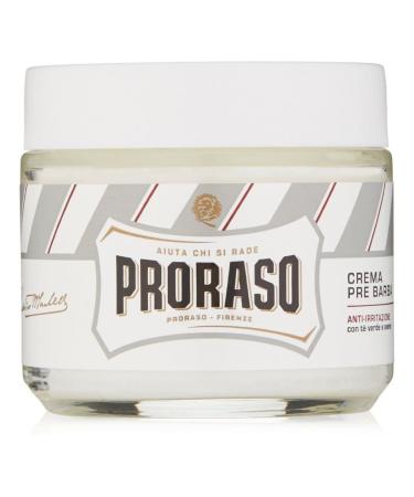 Proraso Pre-Shave Conditioning Cream for Men - Sensitive Skin with Oatmeal & Green Tea - 3.6 oz - Buy Online on GoSupps.com